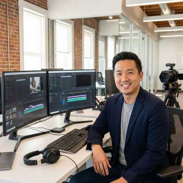 蘑菇视频剪辑专家王浩然